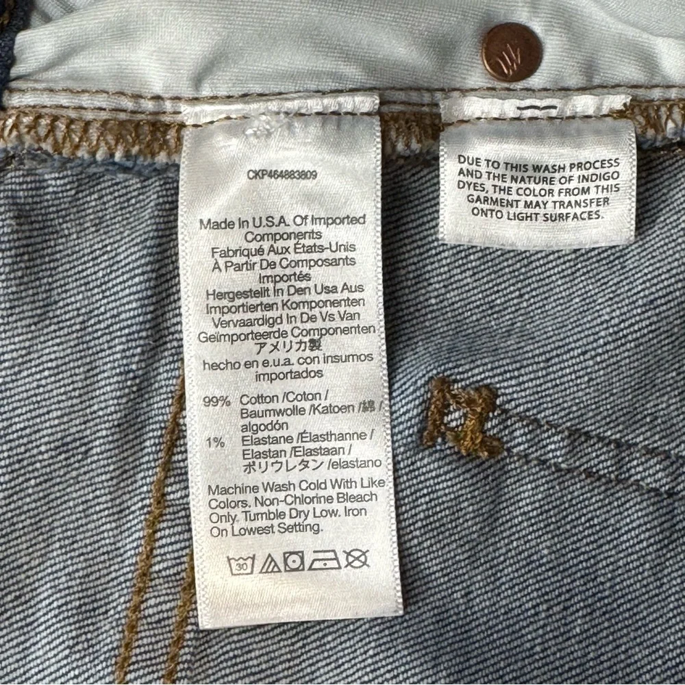 Madewell Jeans Women 31 Blue Perfect Vintage Wide Leg High Waist Stretch Denim - Picture 5 of 11